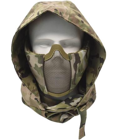 Ear Protection Mesh Mask with Goggles - Tactical Paintball Headgear - Buy Online on GoSupps.com