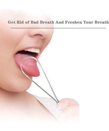 Premium Gold Stainless Steel Tongue Cleaner for Fresh Breath & Optimal Oral Care - Buy Online on GoSupps.com
