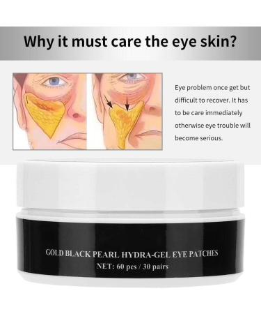 Shop Sonew 60 PCs Black Pearl Essence Eye Pads - Moisturize Reduce Fine Lines & Dark Circles Tighten Skin - International Shipping Available - Buy Online on GoSupps.com