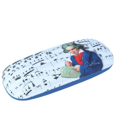 Metal motif case with matching microfibre cloth "Beethoven"