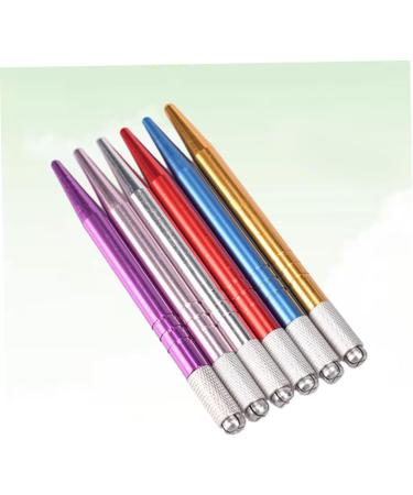  BIUDECO 6 Pieces Eyebrow Pen Makeup Pen Microblading Pen Permanent Brow Pen Embroidered Hand Pen - Buy Online on GoSupps.com
