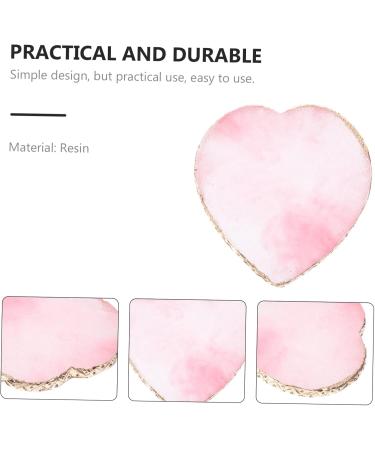  SOESFOUFU Nail Palette Nail Art Polish Mixing Plate Nail Color Mixing Plate Nail Mixing Plate Nail Mixing Nail Accessories Heart Shape Resin - Buy Online on GoSupps.com