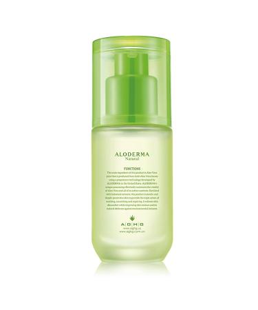 Aloderma Soothing Facial Serum with 85% Organic Aloe Vera - Calming Serum for Sensitive Skin with Natural Botanicals - Lightweight Skin Nourishing Face Serum - Buy Online on GoSupps.com