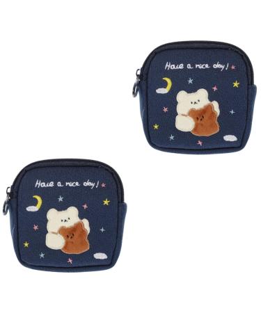 Gleavi 2st aunt's towel-keeping bag pocket organizer for shopping bags Small period pocket ladies tie storage storage decor sweet make-up bag wallet