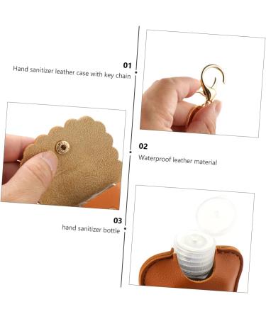 MAGICLULU 4 Hand Wash Bottle with Keychain Portable Bottle Cover Hand Bottle Cover Protective Cover Portable Keychain Carriers Keychain Carriers for Lotion Protective Bottle Cover - Buy Online on GoSupps.com