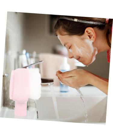 Beaupretty exfoliator Brush exfoliate Brush Double-Sided Facial Cleaning Brush Women's face Washing Tool Silicone Facial Cleansing Brush face Tools face Cleansing Brush for Women face Brush - Buy Online on GoSupps.com