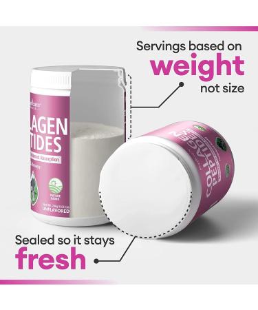 Collagen Peptides Powder for Hair, Skin, Nails, Joints & Recovery - Hydrolyzed Protein - Grass Fed, Non-GMO - Gluten-Free - 2-Pack 70 Servings - Buy Online on GoSupps.com