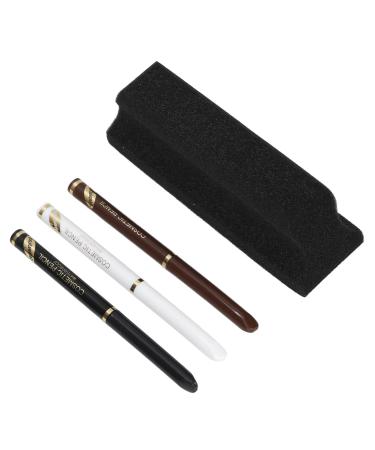 Beard Styling Tool Hair Cleaning Sponge Clean Beard Trimmings Beard Clean Sponge with 3 Colors Beard Pen Hair Sponge Beard Trimmings Scrub Sponges for Bath Tub Home Salon Barber