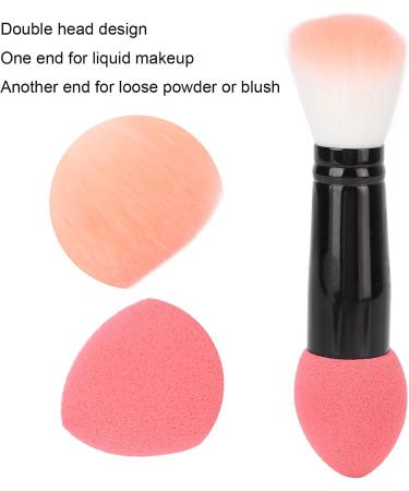 Multifunction Blush Brush Soft Fluffy Fiber Hair Beauty Makeup Tool for Ruddy Face Professional Use Daily Carry (Rose Red) - Buy Online on GoSupps.com