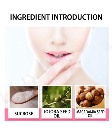 Lip Scrub 3 Flavors Moisturizing Lip Cream Nourishing Moisturizer Effectively Remove Dead Skin and Intensive Lip Repair Treatment. (Strawberry Flavor) - Buy Online on GoSupps.com