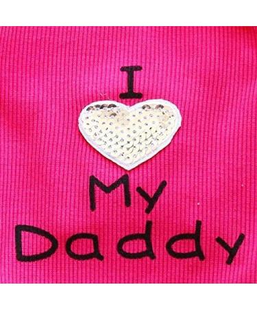 Small Dog Clothes XS Puppy Dogs Shirt I Love My Mom Mommy Dad Daddy Dog T Shirts for Small Dogs X-Small (2.2-3.3lb) Rose-Daddy - Buy Online on GoSupps.com