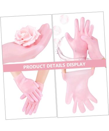 POPETPOP 1 Pair Beauty Protective Glove Dry Rough Hand Sun Protection Gloves for Women Tropical Headdress No Crease Hairpin Black Pink Moisturizing Sebs Dry Skin Women's - Buy Online on GoSupps.com