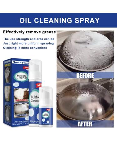 2023 New Beedac Bubble Cleaner Beedac Foam Cleaner All-Purpose Rinse-Cleaning Spray Remove Oil Stain Foaming Heavy Oil Stain Cleaner for Range Hood Oven Pots Grill Sink (100ML 2Pcs) 100ML 2Pcs - Buy Online on GoSupps.com