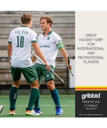 GRIBBID Field Hockey Stick Grip Tape - Original Dutch Chamois - Yellow 2-Pack | International Shipping Available - Buy Online on GoSupps.com