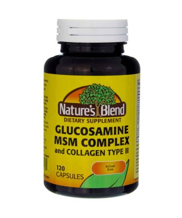 Nature's Blend Glucosamine/MSM Complex Capsules - 120 ct Pack of 6