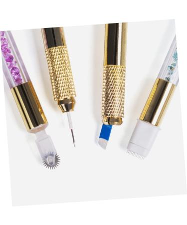 Healeved Embroidery Pencil Eyebrow Pencil Microblading Pen Manual Microblading Eyebrow Kit White Rhinestones 1 count (Pack of 1) White - Buy Online on GoSupps.com