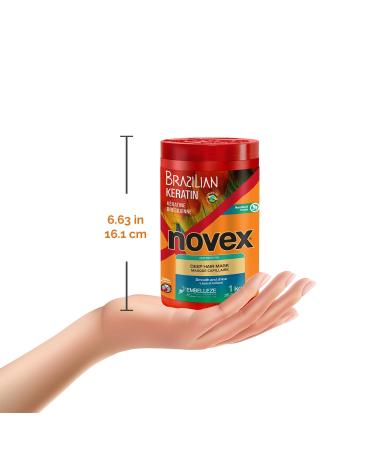 Buy NOVEX Brazilian Keratin Deep Conditioning Mask 1kg - Repair & Moisturize All Hair Types - International Shipping - Buy Online on GoSupps.com