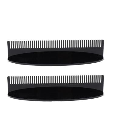 SIXRUN Hair Extension Holder Detachable Easy to Use Reusable Stand Display Rack for Styling Weaving Wig Washing Coloring Hair Extension Stand (Black)