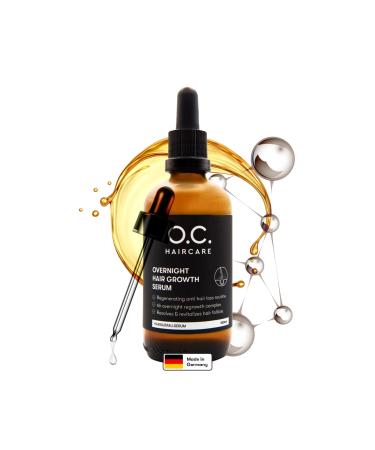 Overnight Hair Growth S rum - S rum capillaire en cas de chute de cheveux - Avec romarin panth nol et aloe vera - Favorise la croissance des cheveux - Alternative naturelle au minoxidil