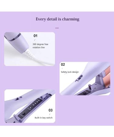 Rommantic French Egg Roll Curling Iron Egg-Roll Hairstyle Water Ripple V-Shaped Hair Curler Crimper Styling Tools & Appliances with Multifunctions (Pink) - Buy Online on GoSupps.com
