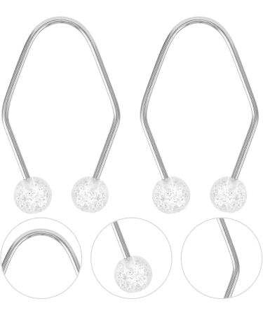 SHERCHPRY 2 Pinces Fossettes M talliques Ajustables pour Joues Sculpteur Visage en Acier Inoxydable Blanc Appareil D exercice Facial Portable pour Tonification et Massage 2 Pi ces - Buy Online on GoSupps.com