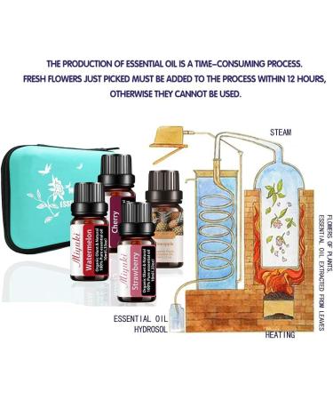 Buy Essential Oils 40ml - Strawberry Watermelon Pineapple Cherry 10ml 4-Pack | International Shipping Available - Buy Online on GoSupps.com