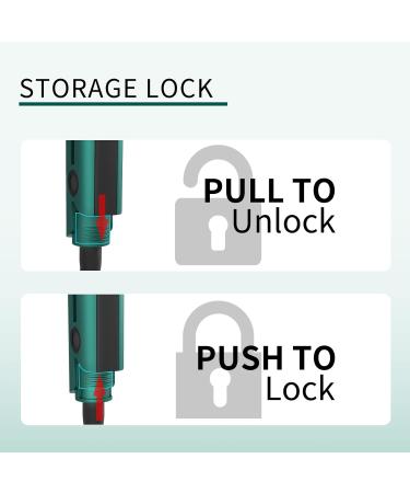 K&K 2.24 Inch Extra Wide Plate Hair Straightener - Nano Ceramic Tourmaline Coating, Titanium Flat Iron for Women - 5-Speed Temperature Control 232 C - UK Plug (Green) - Buy Online on GoSupps.com