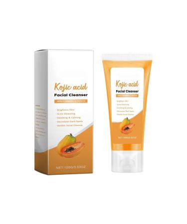 Nettoyant Visage La Papaye: Nettoie En Profondeur Les Pores quilibre Le S bum Hydrate La Peau Am liore Le Teint Et Restaure L' clat Naturel.(1PCS)