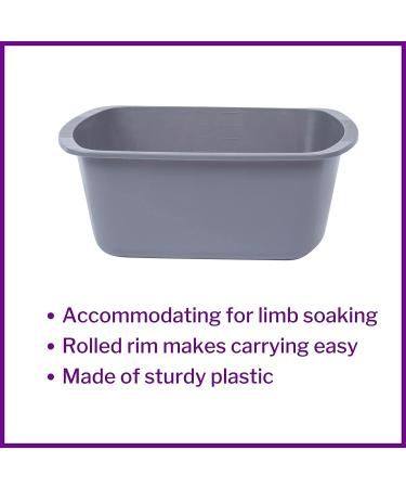 McKesson Plastic Wash Basin - 7 qt - Rectangle Design - 1 Count - Pack of 1 - Buy Online on GoSupps.com