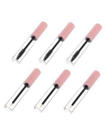 Healeved 12 Pcs Eyeliner Stick Refillable Mascara Tube Eyelash Brush Empty Tube Lip Oil Bottle The Pet 1 g (Pack of 1) Pinkx2pcs