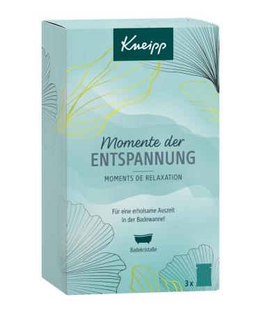 Kneipp gift set moments of relaxation - selected bathing crystals bestseller (1x 60g each): deep relaxation relaxation pure and goodbye stress - little attention and ideal souvenir