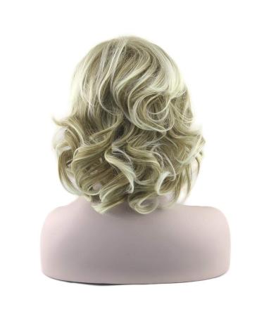 Blonde Wavy Short Synthetic Wig for Women | Heat Resistant Hair Wigs - Shop Internationally - Buy Online on GoSupps.com
