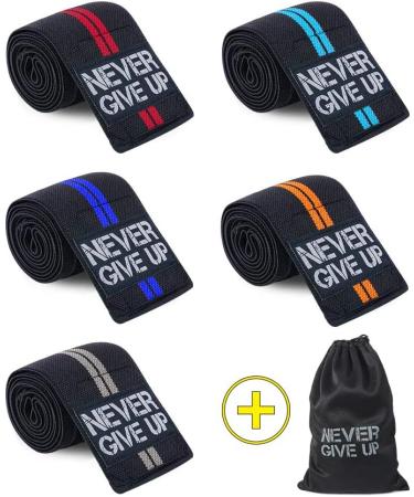 Professional Elbow Wraps - Elastic Straps Brace Support for Weightlifting & Bodybuilding - Gym Fitness - Gray Double Stripe - International Shipping Available - Buy Online on GoSupps.com