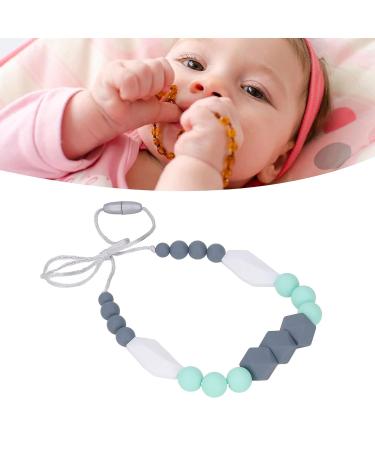 Syrisora Baby Nursing Necklace - Food Grade Silicone Teether Toy (Type B) - Buy Online on GoSupps.com