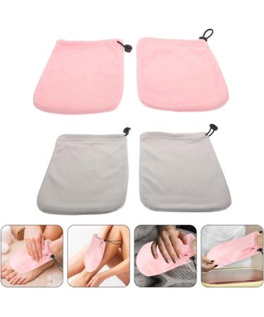 FOMIYES 2 Pairs Wax Thermal Insulation Gloves Hand Kit Hand Cover Paraffin Wax Spa Wax Warmer Thermal Gloves Nail Art Gloves Foot Insulation Cotton Plush Work - Buy Online on GoSupps.com