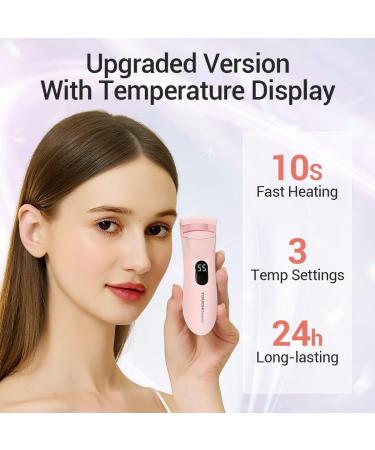 TOUCHBeauty AG-2316EU Heated Eyelash Curler with LED Display Electric Eyelash Curler with 3 Temperature Settings Natural Swing with Heating Silicone 10s Fast Heating and Long Durability - Buy Online on GoSupps.com