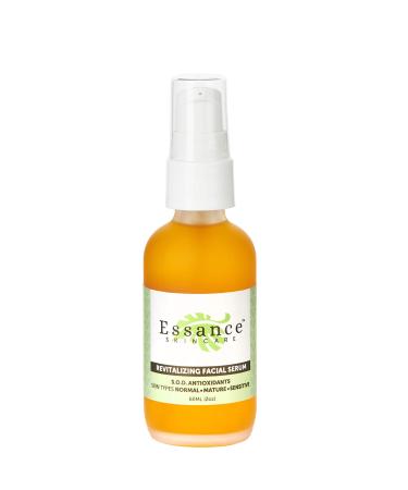 Organic Revitalizing Facial Serum - S.O.D. Antioxidants Omega Essential Fatty Acids pH Balance for All Skin Types