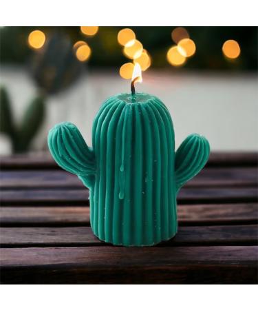Scented Candles Handmade Cactus Scented Candles Creative Soy Wax Aromatherapy Candle for Home Decoration Ornaments and Unique Wedding Gifts