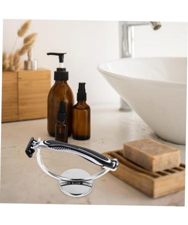 Magiclulu 3 STK Razor Organizer & Brush Holder - Stable Shaving Stand for Men | Premium Zinc Alloy Hair Accessories - Buy Online on GoSupps.com