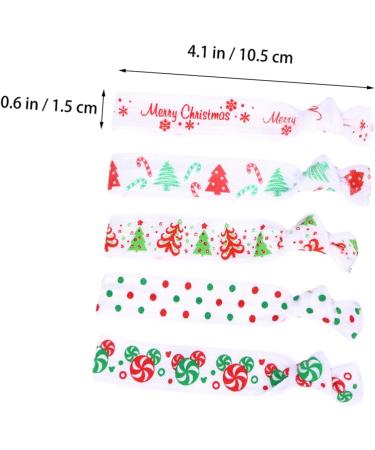 Beaupretty Ring hair ribbons for girls scrunchies for girls hair bands for women's hair girl hair tie hair rope elastic hair tie Christmas hair tie stretch hair ring headband Miss Rope - Buy Online on GoSupps.com