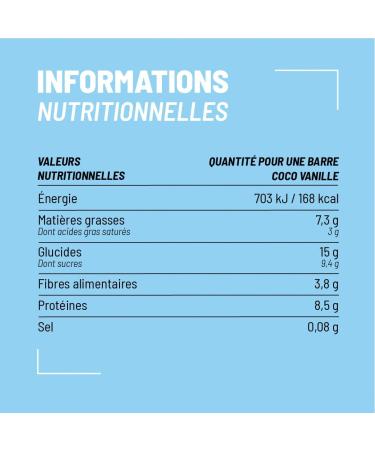 Nutripure | Raw Organic Bar | Coconut Vanilla Protein Bar | Vegan and Organic | Rich in Dates Cocoa Butter and Dried Fruits | S - Buy Online on GoSupps.com