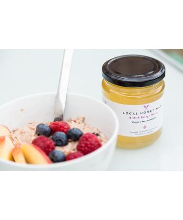 Local Honey British Man/Local Unpasteurized British Borage Honey 340g - Buy Online on GoSupps.com