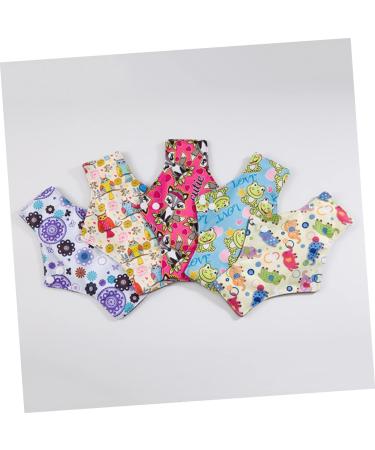 5pcs Reusable Menstrual Pads | Mama Cloth Napkins for Women | Washable & Portable Feminine Hygiene Towels - Buy Online on GoSupps.com