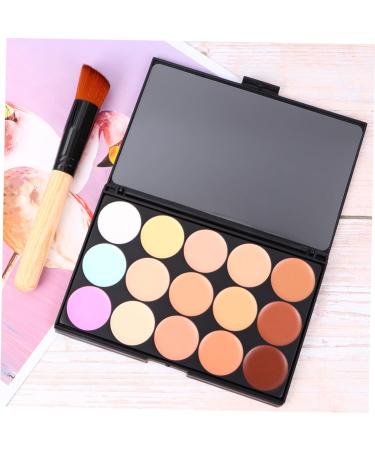 FRCOLOR 15 Makeup Tray | Versatile Cream & Powder Face Palette for Flawless Concealing & Contouring | International Shipping Available - Buy Online on GoSupps.com