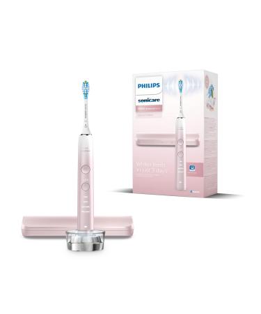 Philips Hx9911/84 Sonicare Diamond Clean 9000 Series Power Electric Tooth Brush Pink 1 Count Pack of 1 DiamondClean 9000 pink (1 Brush Head) Diamondclean 9000 Pink (1bh)