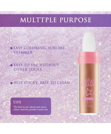 Buy Aoowu Golden Brown Highlighter Powder Stick - Body Glitter & Shimmer for Lips Hair & Face - International Shipping - Buy Online on GoSupps.com