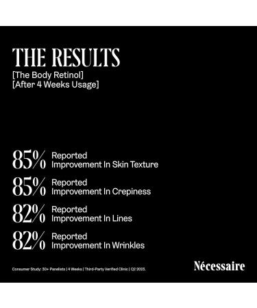 N cessaire The Body Retinol - Firming Repair Serum + Retinol Body Lotion For Women & Men. Wrinkle + Line Prevention. 0.1% Pure + 10% AHA Crepey Skin Treatment. 5.1 oz - Buy Online on GoSupps.com