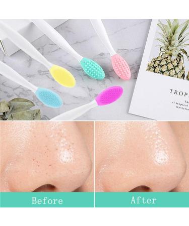 Lip Brush Tool maxin 10 Pcs Double-Sided Lip Brushes Exfoliating Silicone Lip Scrub Brush Nose Lip Cleanser Facial Cleaning Tool for Smoother and Fuller Lip Appearance for Men Women - Buy Online on GoSupps.com