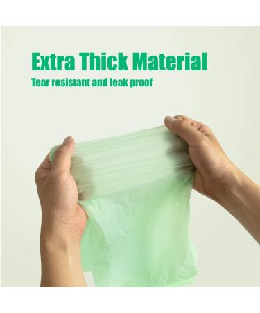 POWERTEC Certified Compostable Bags 50 Count | 49.2 Liter - 13 Gallon Trash Bags | Sustainable Green Products - US BPI and European OK Compost Home Certified - Buy Online on GoSupps.com