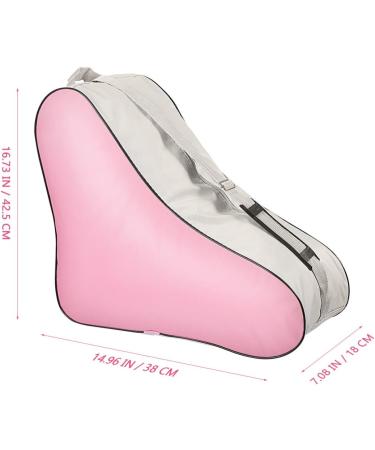 BESPORTBLE Roller Skate Bag - Pink | Ice Skate & Inline Skate Carry Bag for Girls, Boys, Adults | Fits Most Roller Skates | Durable & Stylish Design - Buy Online on GoSupps.com